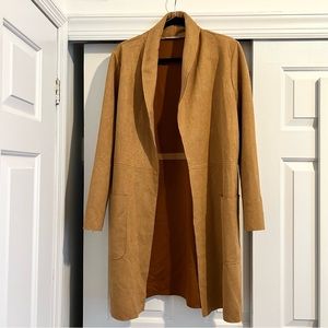 ZARA Faux Suede Coat